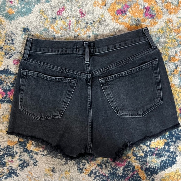 Agolde Parker black denim shorts - Picture 4 of 4